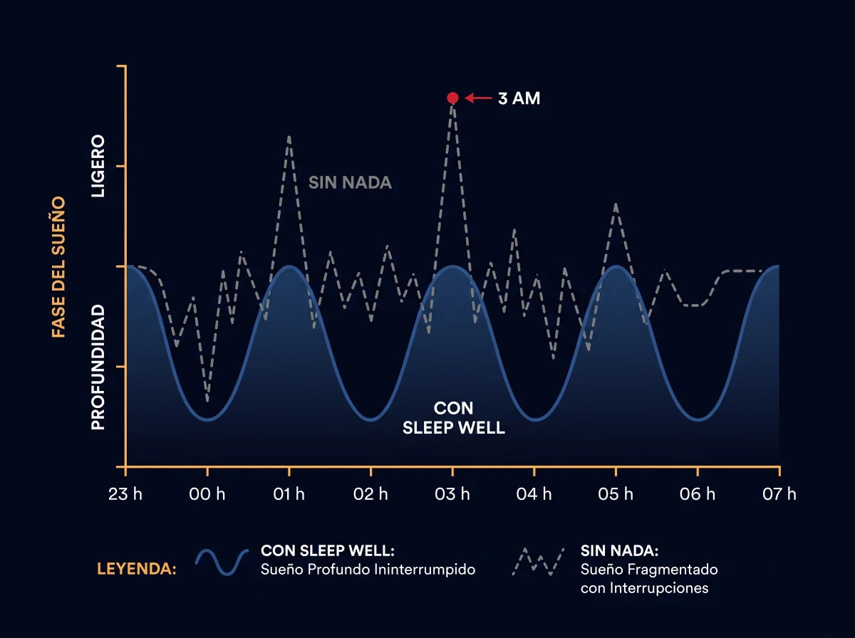 Dormir toda la noche, sin el despertar de las 3 de la mañana