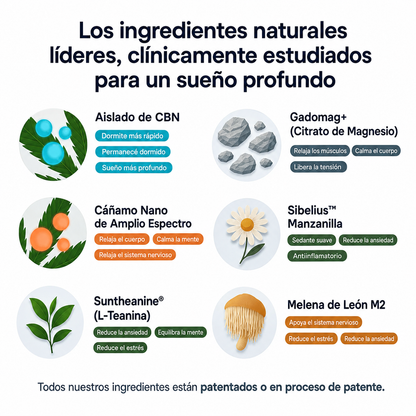 Gotas Naturales para Dormir (Concentración Regular)